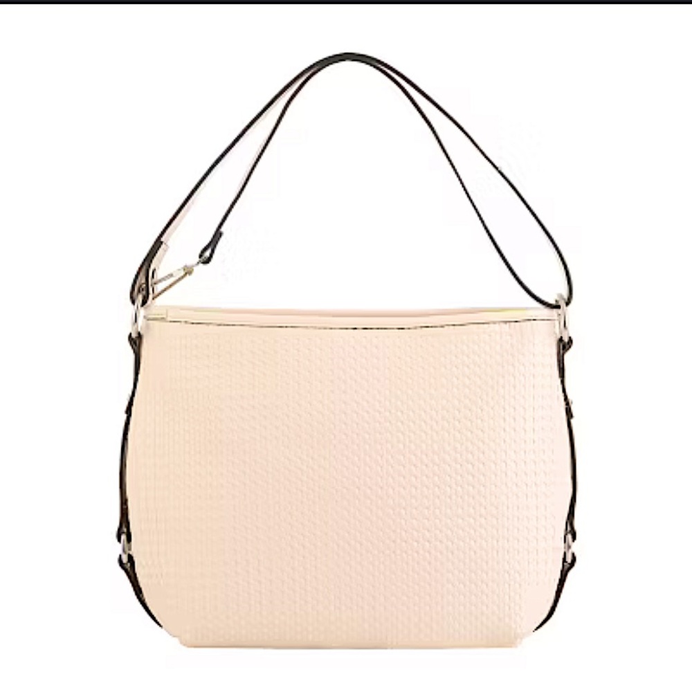 Rosetti Logo New with Tag Round About Coho Woven Claw Ivory Shoulder Bag. - Picture 2 of 5